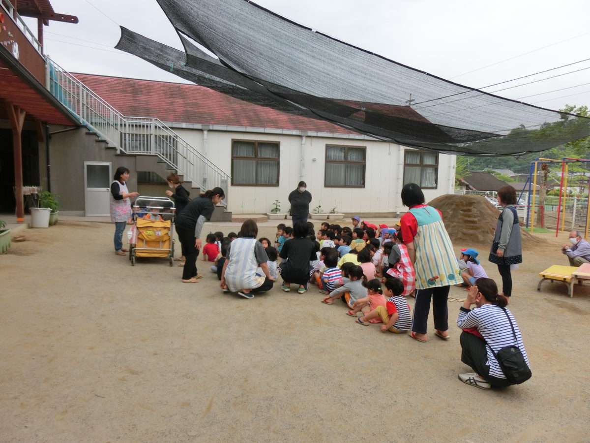 保護中: 避難訓練（地震）2021.5.11