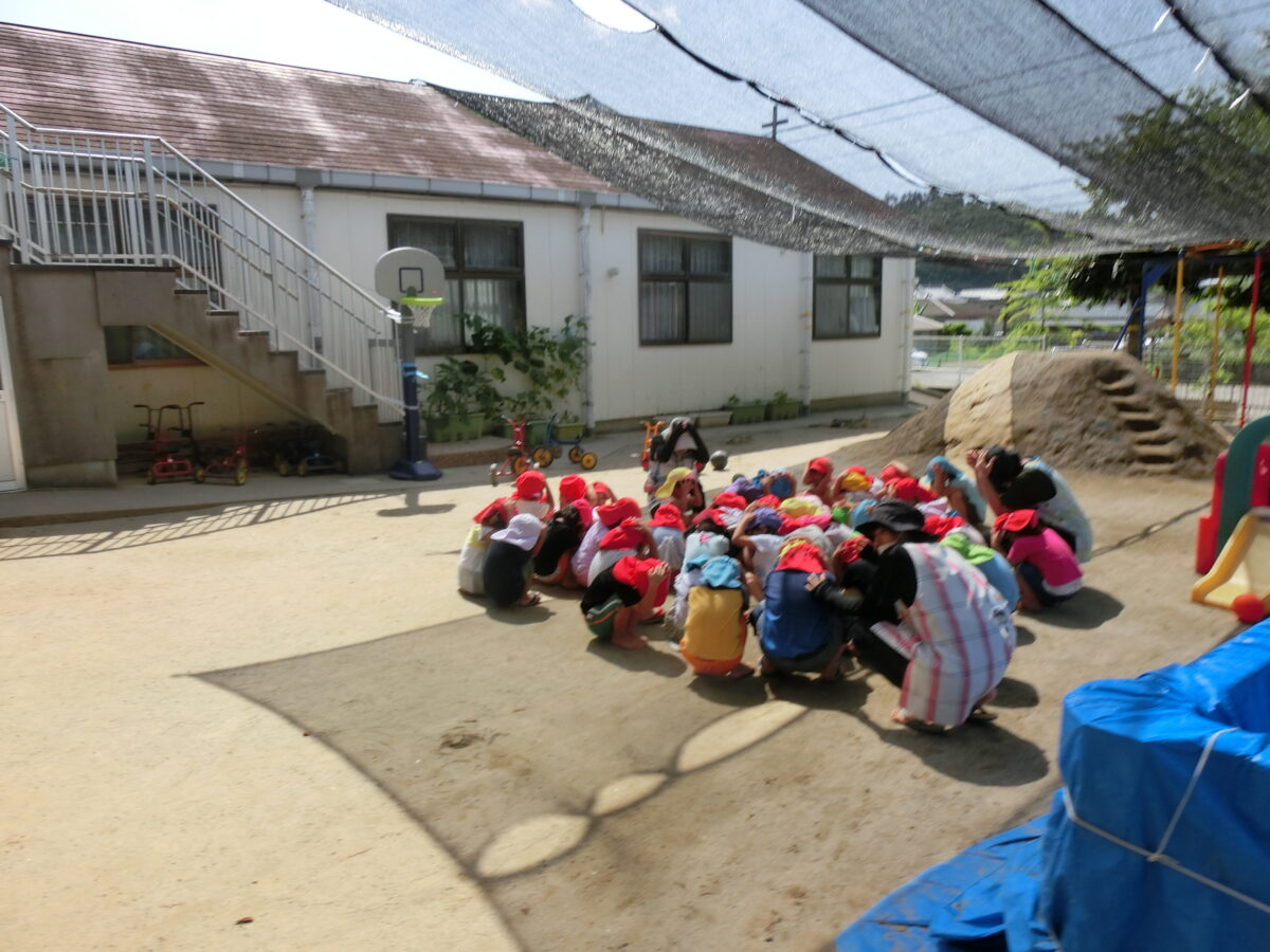 避難訓練（地震）2022.7.11